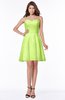 ColsBM Henley Sharp Green Mature Sweetheart Satin Knee Length Lace Bridesmaid Dresses