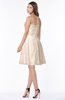 ColsBM Henley Silver Peony Mature Sweetheart Satin Knee Length Lace Bridesmaid Dresses