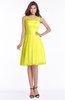 ColsBM Marilyn Pale Yellow Elegant A-line Scoop Sleeveless Lace Bridesmaid Dresses