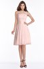 ColsBM Marilyn Pastel Pink Elegant A-line Scoop Sleeveless Lace Bridesmaid Dresses