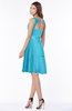 ColsBM Marilyn Turquoise Elegant A-line Scoop Sleeveless Lace Bridesmaid Dresses