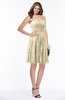ColsBM Penelope Novelle Peach Modest Sweetheart Zip up Satin Knee Length Lace Bridesmaid Dresses