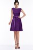 ColsBM Leigh Amaranth Purple Modest A-line Sleeveless Zip up Satin Lace Bridesmaid Dresses