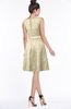 ColsBM Leigh Champagne Modest A-line Sleeveless Zip up Satin Lace Bridesmaid Dresses