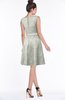 ColsBM Leigh Platinum Modest A-line Sleeveless Zip up Satin Lace Bridesmaid Dresses