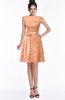 ColsBM Leigh Salmon Modest A-line Sleeveless Zip up Satin Lace Bridesmaid Dresses