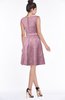 ColsBM Leigh Silver Pink Modest A-line Sleeveless Zip up Satin Lace Bridesmaid Dresses