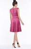 ColsBM Leigh Wild Orchid Modest A-line Sleeveless Zip up Satin Lace Bridesmaid Dresses