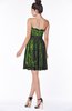 ColsBM Kenya Classic Green Romantic A-line Strapless Sleeveless Knee Length Bridesmaid Dresses