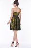 ColsBM Kenya Yellow Romantic A-line Strapless Sleeveless Knee Length Bridesmaid Dresses