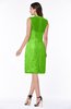 ColsBM Tabitha Classic Green Mature Sheath Sleeveless Zip up Satin Bridesmaid Dresses