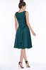 ColsBM Helen Blue Green Glamorous A-line Scoop Zip up Chiffon Sash Bridesmaid Dresses