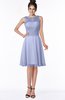 ColsBM Helen Blue Heron Glamorous A-line Scoop Zip up Chiffon Sash Bridesmaid Dresses