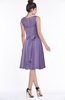 ColsBM Helen Chalk Violet Glamorous A-line Scoop Zip up Chiffon Sash Bridesmaid Dresses