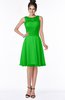 ColsBM Helen Classic Green Glamorous A-line Scoop Zip up Chiffon Sash Bridesmaid Dresses