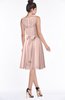 ColsBM Helen Dusty Rose Glamorous A-line Scoop Zip up Chiffon Sash Bridesmaid Dresses
