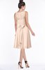 ColsBM Helen Fresh Salmon Glamorous A-line Scoop Zip up Chiffon Sash Bridesmaid Dresses