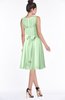 ColsBM Helen Light Green Glamorous A-line Scoop Zip up Chiffon Sash Bridesmaid Dresses