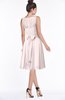 ColsBM Helen Light Pink Glamorous A-line Scoop Zip up Chiffon Sash Bridesmaid Dresses