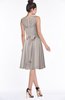 ColsBM Helen Mushroom Glamorous A-line Scoop Zip up Chiffon Sash Bridesmaid Dresses
