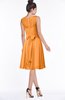 ColsBM Helen Orange Glamorous A-line Scoop Zip up Chiffon Sash Bridesmaid Dresses