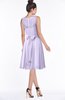 ColsBM Helen Pastel Lilac Glamorous A-line Scoop Zip up Chiffon Sash Bridesmaid Dresses