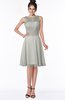 ColsBM Helen Platinum Glamorous A-line Scoop Zip up Chiffon Sash Bridesmaid Dresses