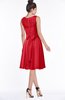 ColsBM Helen Red Glamorous A-line Scoop Zip up Chiffon Sash Bridesmaid Dresses