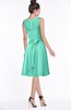 ColsBM Helen Seafoam Green Glamorous A-line Scoop Zip up Chiffon Sash Bridesmaid Dresses