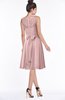 ColsBM Helen Silver Pink Glamorous A-line Scoop Zip up Chiffon Sash Bridesmaid Dresses
