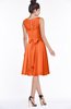 ColsBM Helen Tangerine Glamorous A-line Scoop Zip up Chiffon Sash Bridesmaid Dresses