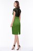 ColsBM Greta Clover Elegant Sheath Short Sleeve Zip up Satin Lace Bridesmaid Dresses