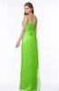 ColsBM Aliza Classic Green Plain Spaghetti Zip up Satin Floor Length Bridesmaid Dresses