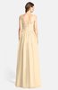 ColsBM Ciara Apricot Gelato Romantic A-line V-neck Zip up Chiffon Bridesmaid Dresses