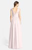 ColsBM Ciara Light Pink Romantic A-line V-neck Zip up Chiffon Bridesmaid Dresses