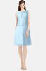 ColsBM Tori Ice Blue Modest A-line Sleeveless Chiffon Mini Bridesmaid Dresses
