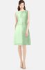ColsBM Tori Light Green Modest A-line Sleeveless Chiffon Mini Bridesmaid Dresses