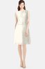ColsBM Tori Whisper White Modest A-line Sleeveless Chiffon Mini Bridesmaid Dresses