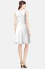 ColsBM Tori White Modest A-line Sleeveless Chiffon Mini Bridesmaid Dresses