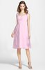 ColsBM Kali Baby Pink Hippie A-line Sweetheart Sleeveless Zip up Lace Bridesmaid Dresses