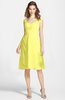 ColsBM Kali Pale Yellow Hippie A-line Sweetheart Sleeveless Zip up Lace Bridesmaid Dresses