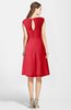 ColsBM Kali Red Hippie A-line Sweetheart Sleeveless Zip up Lace Bridesmaid Dresses