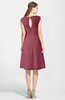 ColsBM Kali Wine Hippie A-line Sweetheart Sleeveless Zip up Lace Bridesmaid Dresses
