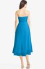 ColsBM Kasey Cornflower Blue Classic Sweetheart Sleeveless Zip up Hi-Lo Plus Size Bridesmaid Dresses
