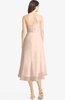 ColsBM Kasey Peach Puree Classic Sweetheart Sleeveless Zip up Hi-Lo Plus Size Bridesmaid Dresses