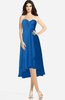 ColsBM Kasey Royal Blue Classic Sweetheart Sleeveless Zip up Hi-Lo Plus Size Bridesmaid Dresses