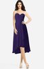 ColsBM Kasey Royal Purple Classic Sweetheart Sleeveless Zip up Hi-Lo Plus Size Bridesmaid Dresses