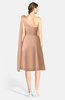 ColsBM Mattie Almost Apricot Classic A-line Sweetheart Sleeveless Knee Length Ruching Bridesmaid Dresses