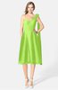 ColsBM Mattie Bright Green Classic A-line Sweetheart Sleeveless Knee Length Ruching Bridesmaid Dresses
