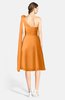 ColsBM Mattie Orange Classic A-line Sweetheart Sleeveless Knee Length Ruching Bridesmaid Dresses